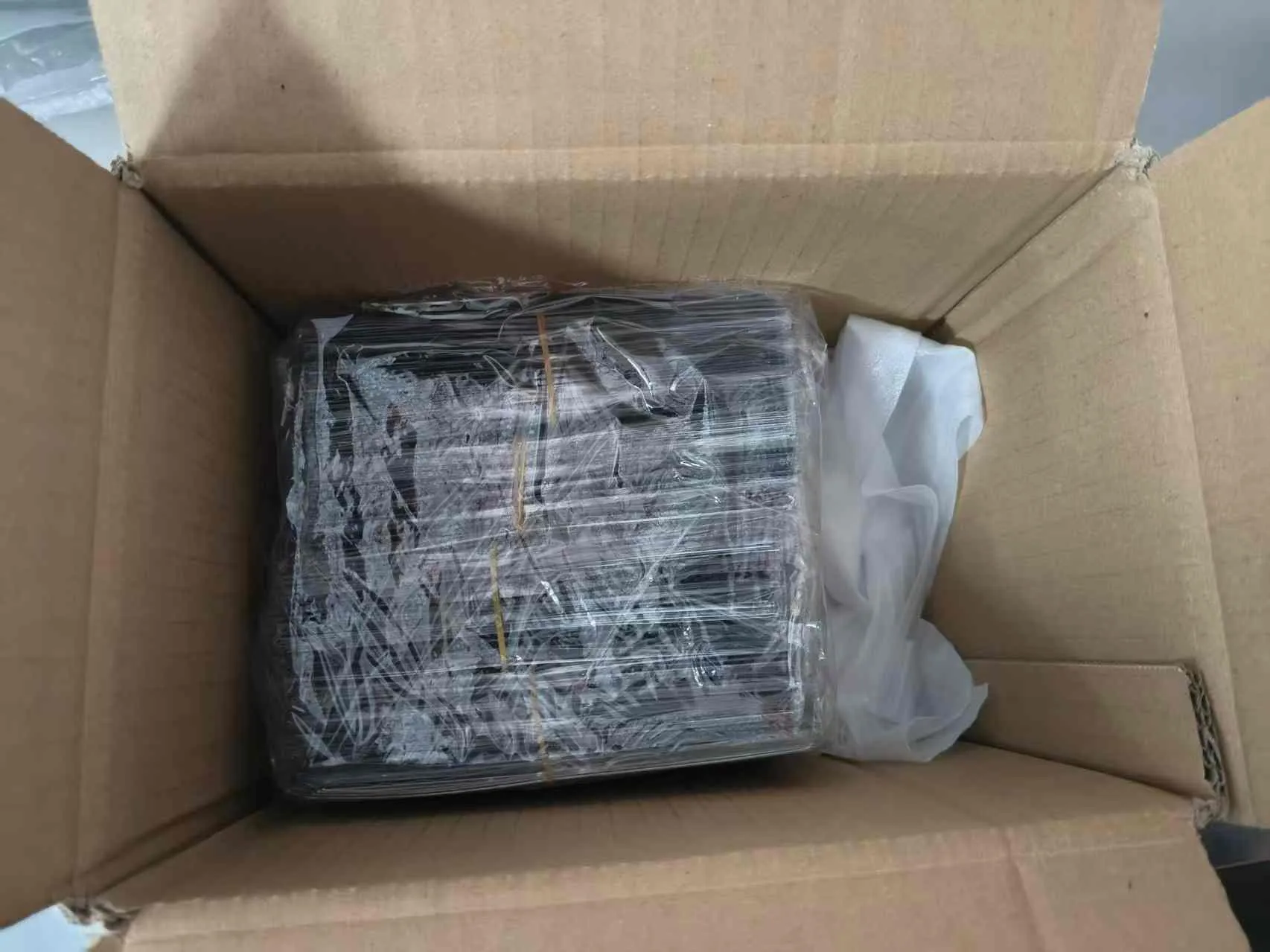 신용카드 스킨 주문이 발송되었습니다