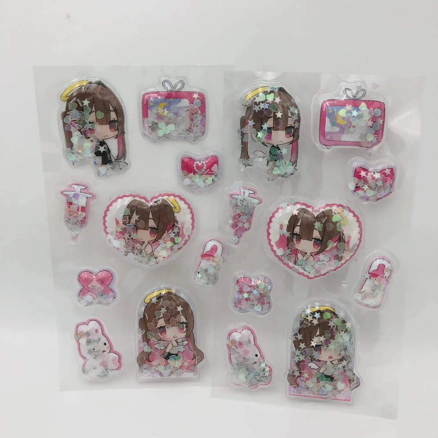 스팽글 셰이커 스티커